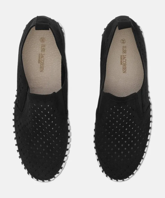Women Tulip Flats Ilse Jacobsen Flats 8211 Black Women Tulip Flats Ilse Jacobsen Flats 8211 Black