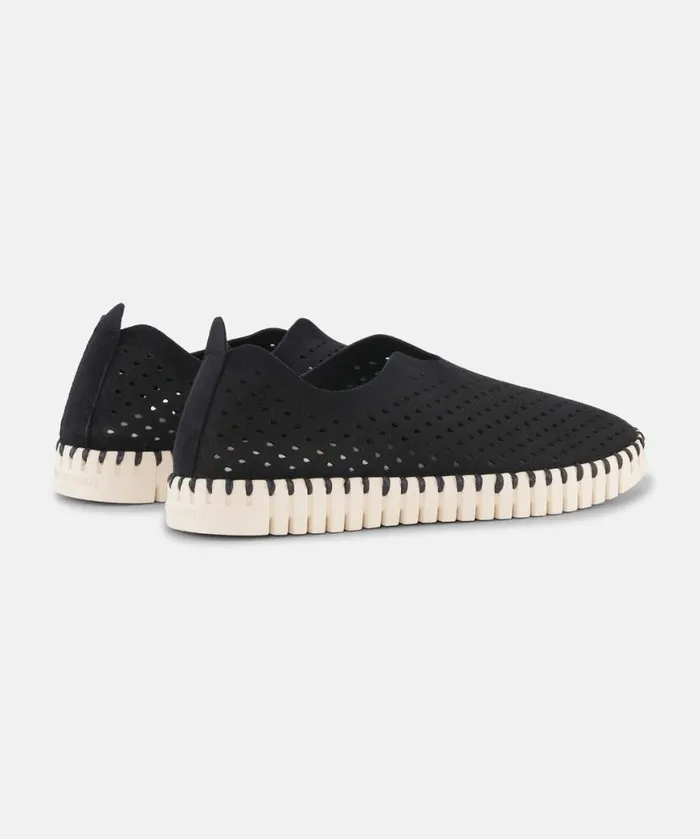 Women Tulip Flats Ilse Jacobsen Tulip SlipIn 8211 Black Women Tulip Flats Ilse Jacobsen Tulip SlipIn 8211 Black