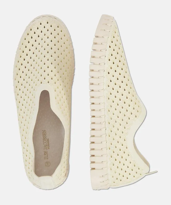 Women Tulip Flats Ilse Jacobsen Tulip SlipIn 8211 Milk Creme Women Tulip Flats Ilse Jacobsen Tulip SlipIn 8211 Milk Creme
