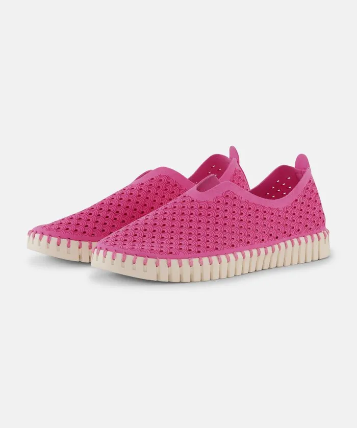 Women Tulip Flats Ilse Jacobsen Tulip SlipIn 8211 Rose Violet