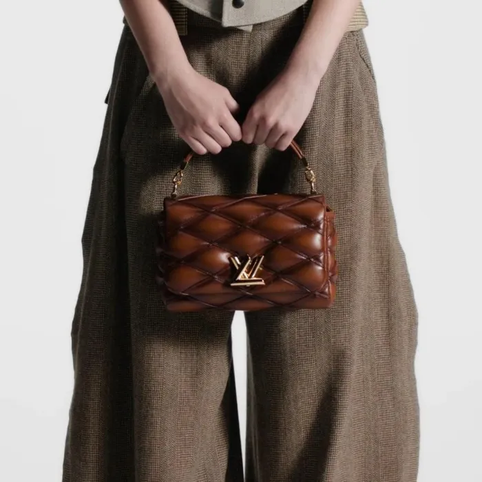 Women Twist Bag Louis Vuitton Louis Vuitton M23601 GO14 MM Smoked Tan 8211 Louis Vuitton Handbag Store