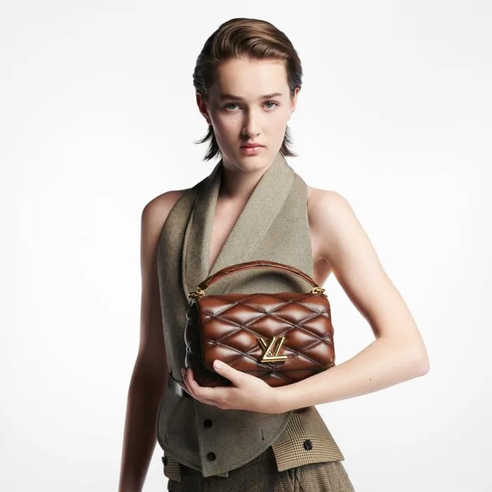 Women Twist Bag Louis Vuitton Louis Vuitton M23601 GO14 MM Smoked Tan 8211 Louis Vuitton Handbag Store