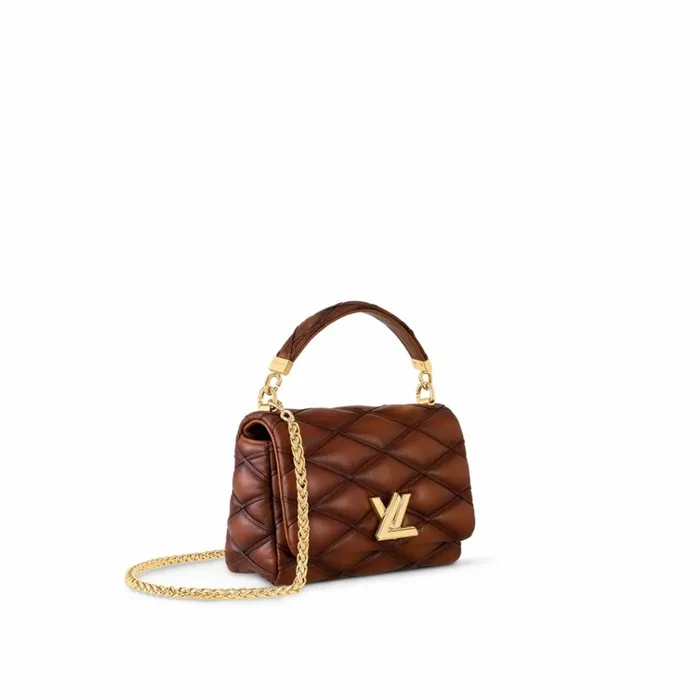 Women Twist Bag Louis Vuitton Louis Vuitton M23601 GO14 MM Smoked Tan 8211 Louis Vuitton Handbag Store
