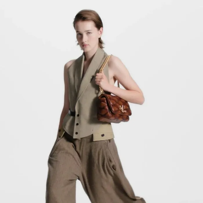 Women Twist Bag Louis Vuitton Louis Vuitton M23601 GO14 MM Smoked Tan 8211 Louis Vuitton Handbag Store
