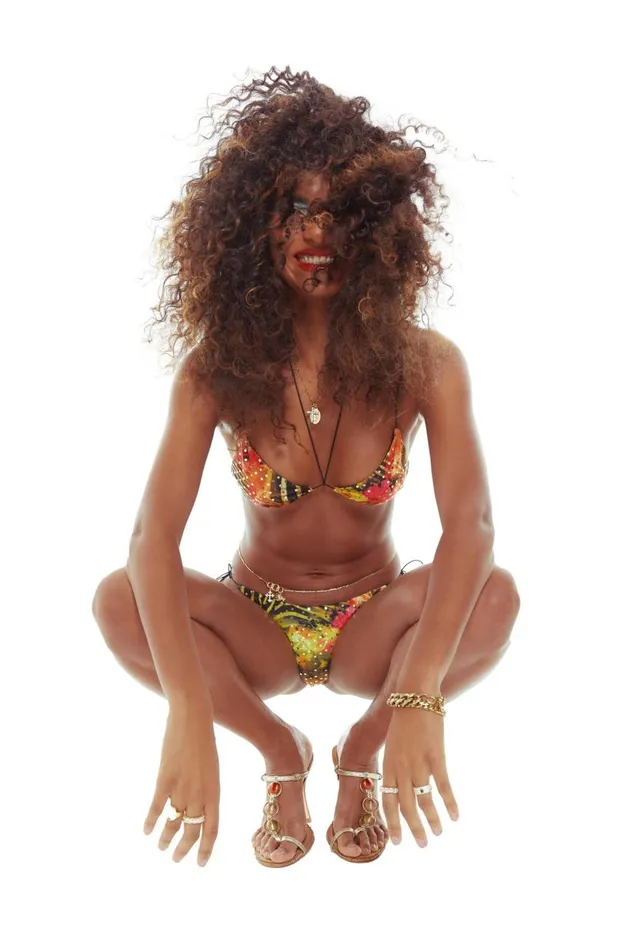 Women Zebra Hibiscus Micro Bikini Bottoms Jaded London Bikini Bottoms
