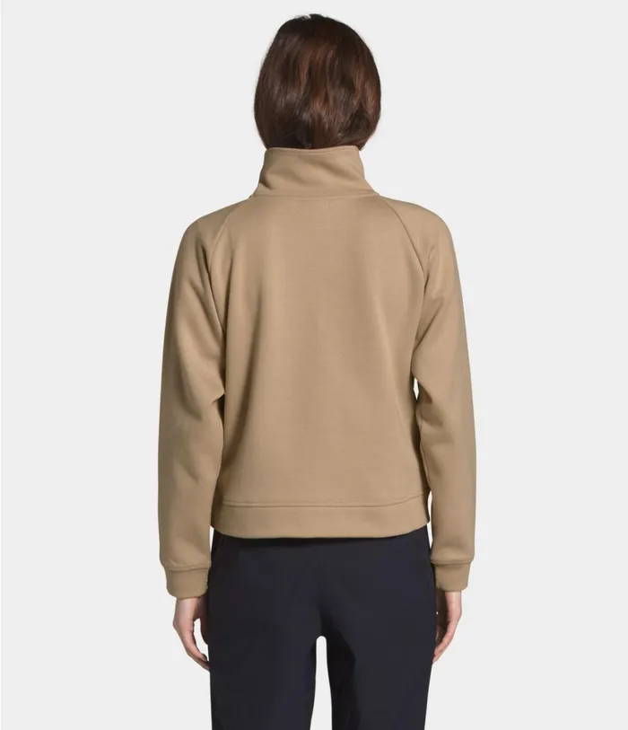 Womens Explore City Zip Sweatshirt Hawthorne Khaki The North Face Hoodies and Sweatshirts