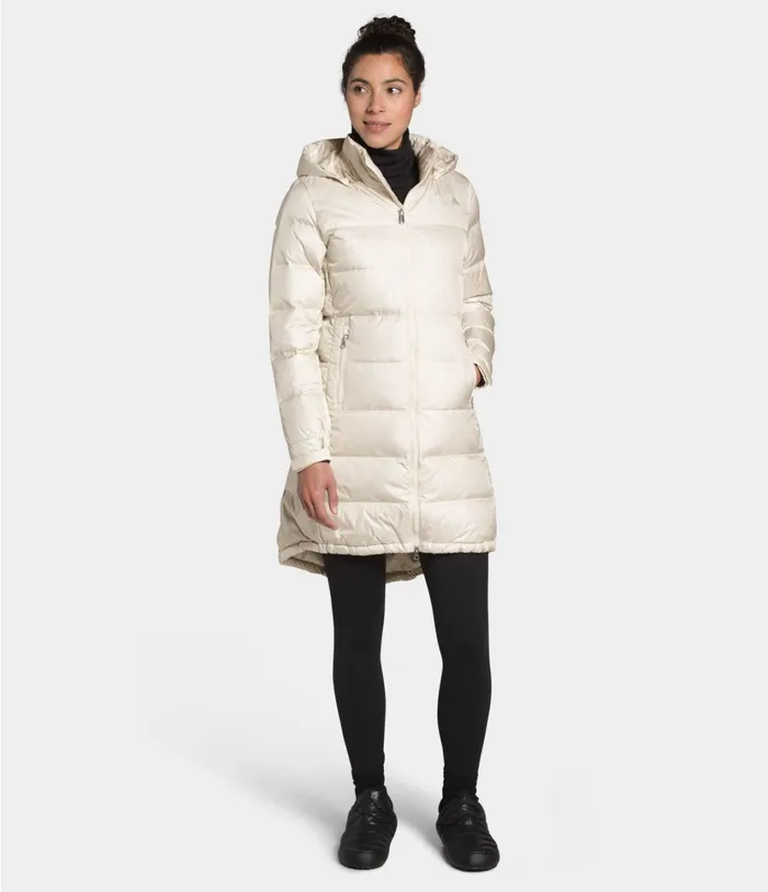 Womens Metropolis Parka III Vintage White The North Face Insulated and Down Jackets