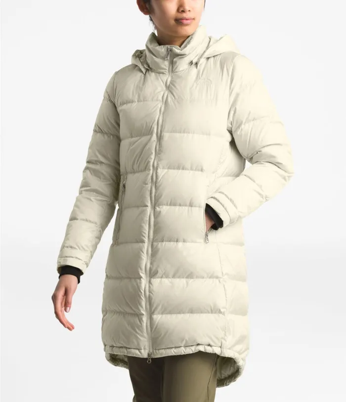 Womens Metropolis Parka III Vintage White The North Face Insulated and Down Jackets