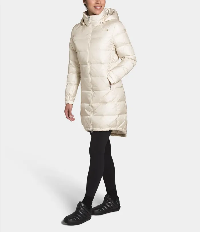 Womens Metropolis Parka III Vintage White The North Face Insulated and Down Jackets