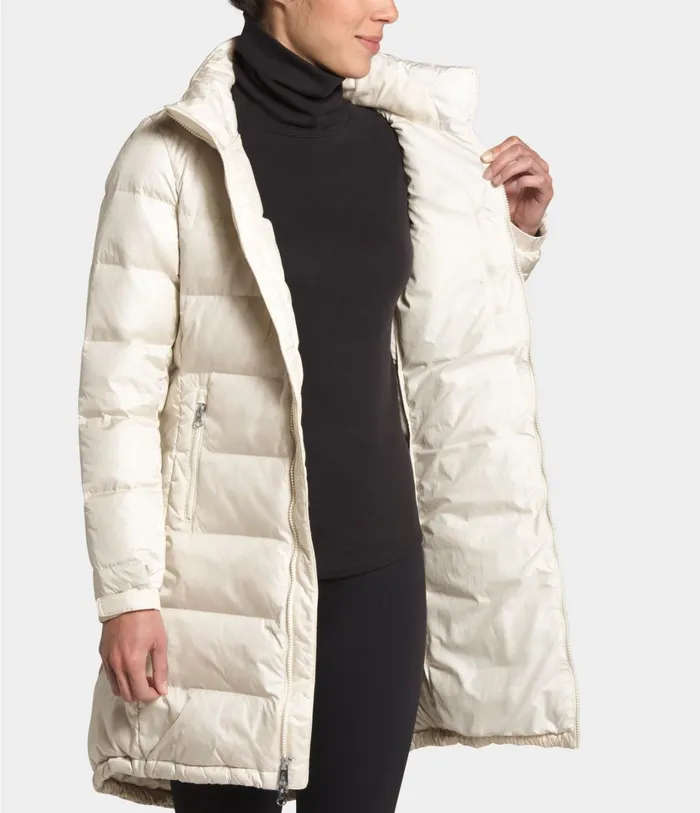 Womens Metropolis Parka III Vintage White The North Face Insulated and Down Jackets