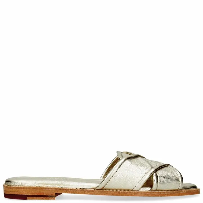 Womens Mules Melvin and Hamilton Elodie 14 Gold Womens Mules Melvin and Hamilton Elodie 14 Gold