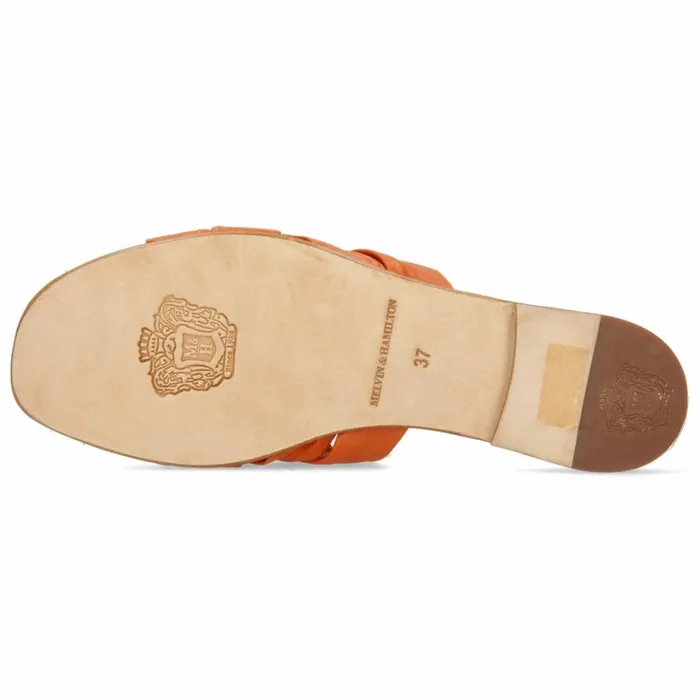 Womens Mules Melvin and Hamilton Elodie 46 Orange Womens Mules Melvin and Hamilton Elodie 46 Orange