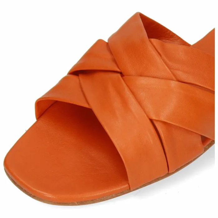 Womens Mules Melvin and Hamilton Elodie 46 Orange Womens Mules Melvin and Hamilton Elodie 46 Orange