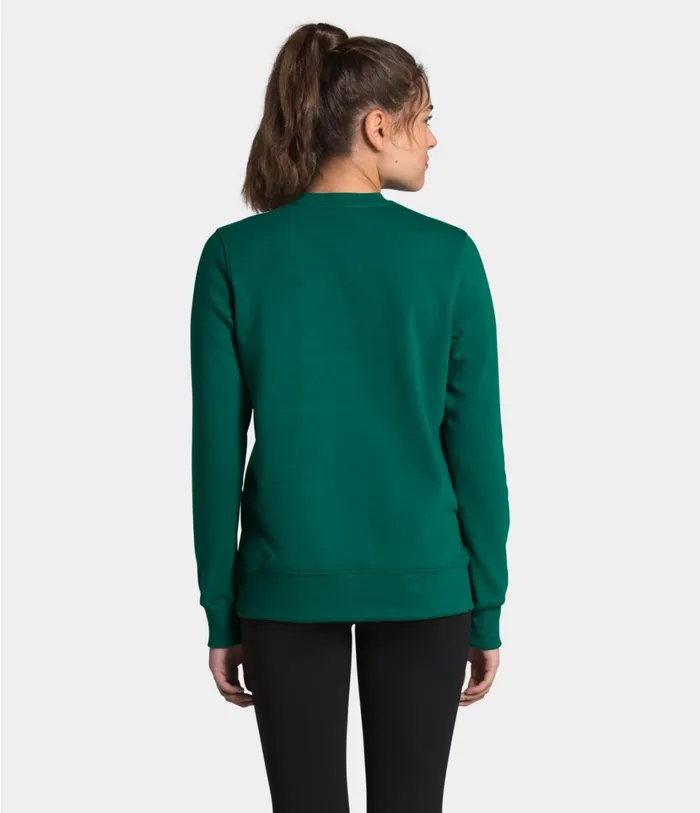 Womens Neo Dome Crew Evergreenscarab Green The North Face Hoodies and Sweatshirts