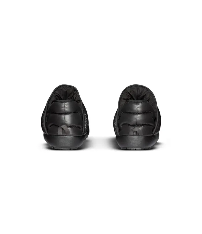 Womens Thermoball Traction Booties Shiny Tnf Blackbeluga Grey The North Face Slippers