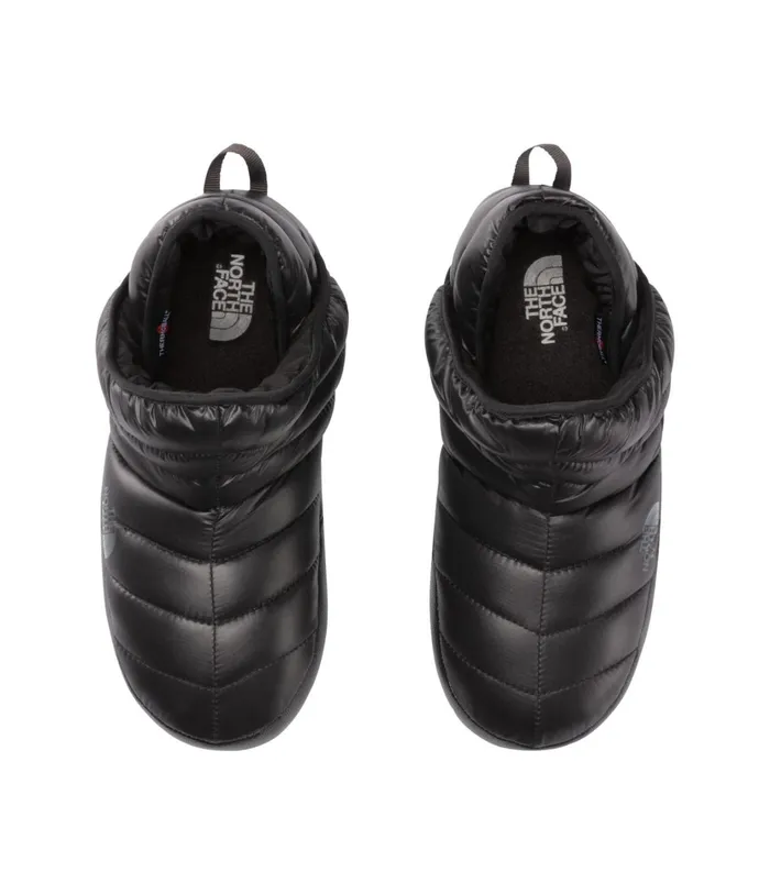 Womens Thermoball Traction Booties Shiny Tnf Blackbeluga Grey The North Face Slippers