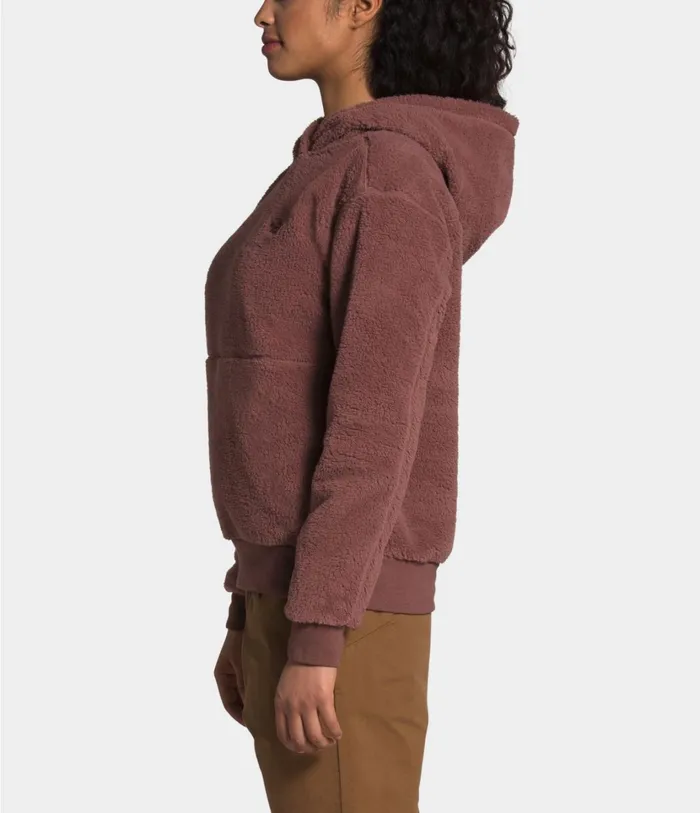 Womens W SHERPA PO HOODIE Marron Purple The North Face Fleece