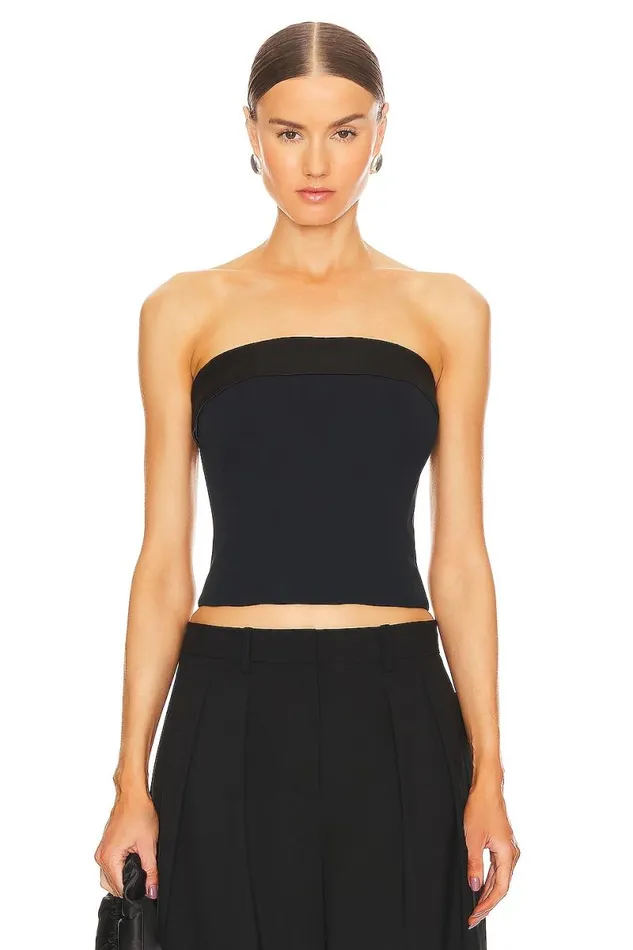 X Anja Dujakovi Bray Top Black Women Lovers and Friends Tops