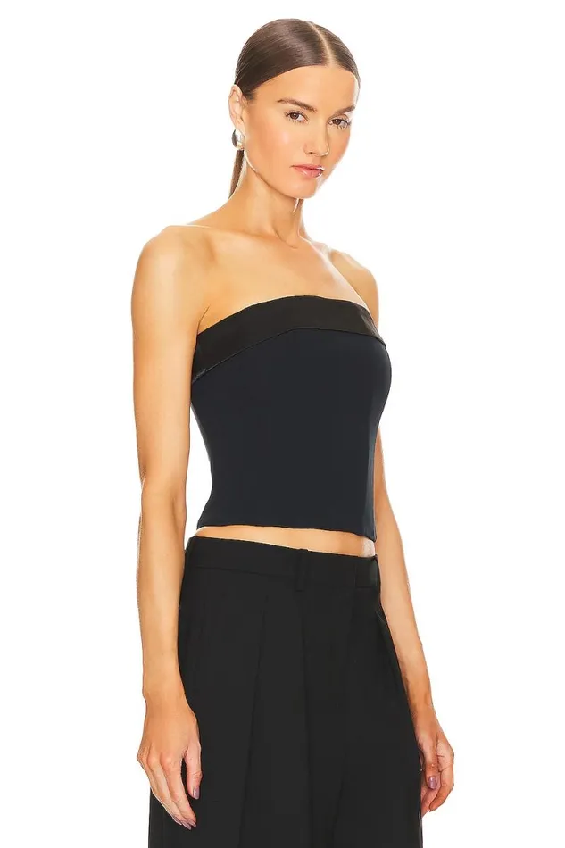X Anja Dujakovi Bray Top Black Women Lovers and Friends Tops