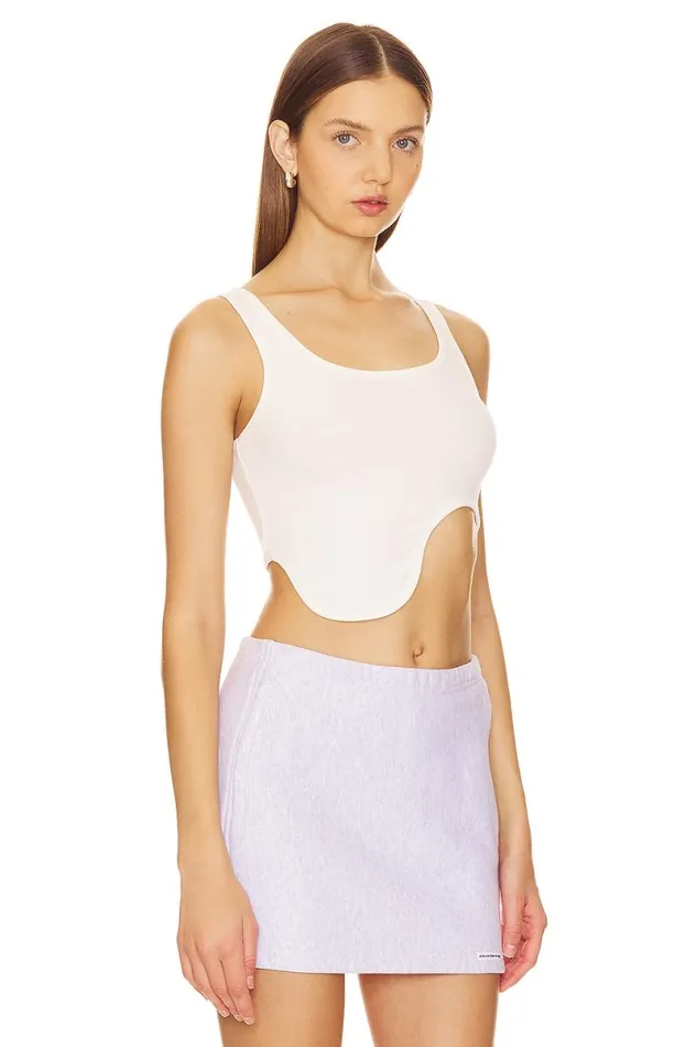 X Anja Dujakovic Sonya Tank White Women Lovers and Friends Tops