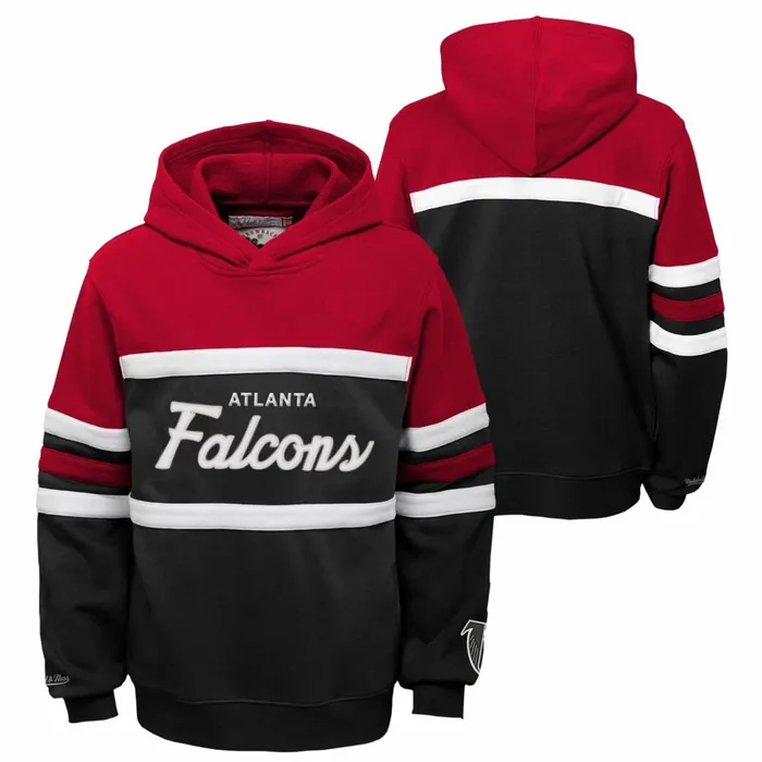 Youth Big Kids Mitchell and Ness Head Coach Hoody Atlanta Falcons Youth Big Kids Mitchell and Ness Head Coach Hoody Atlanta Falcons