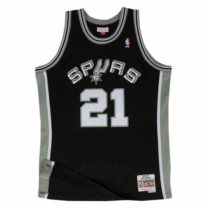 Youth Big Kids Mitchell and Ness Swingman Jersey San Antonio Spurs Road 199899 Tim Duncan
