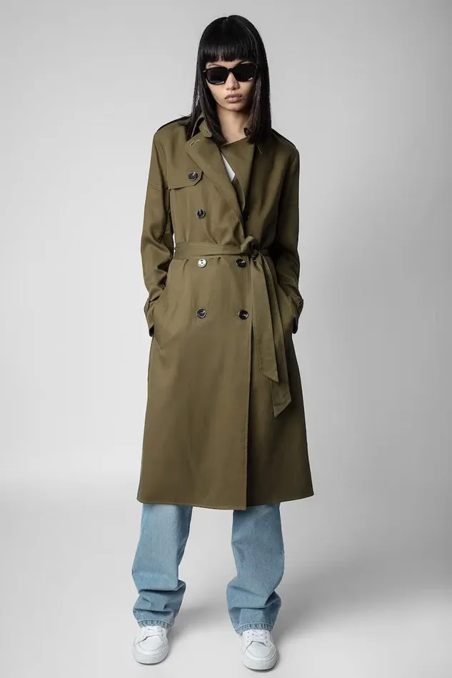 Zadig and Voltaire Coats LA PARISIENNE CIGAR 8211 Women