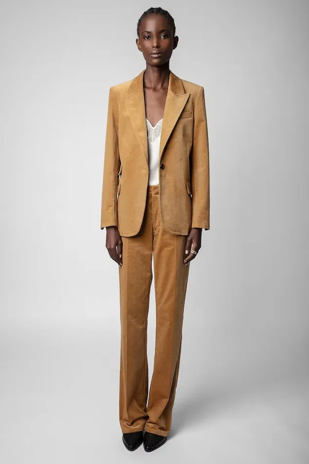 Zadig and Voltaire Jackets VENUS BLAZER OCRE 8211 Women