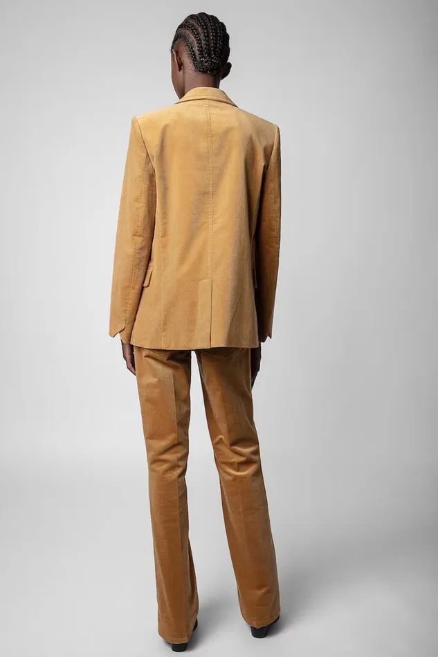 Zadig and Voltaire Jackets VENUS BLAZER OCRE 8211 Women