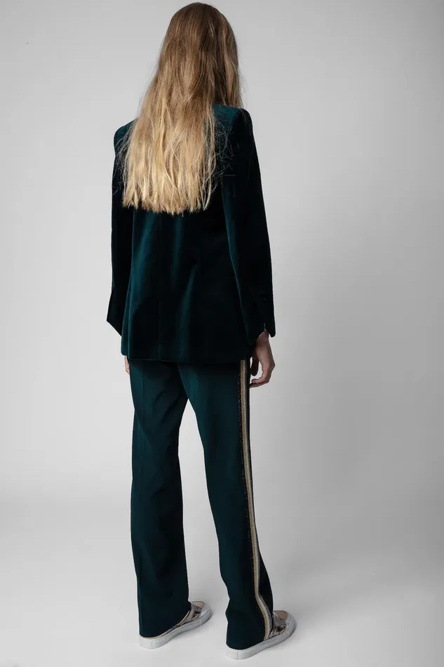 Zadig and Voltaire Pants POMY CREPE P PEACOCK 8211 Women Zadig and Voltaire Pants POMY CREPE P PEACOCK 8211 Women