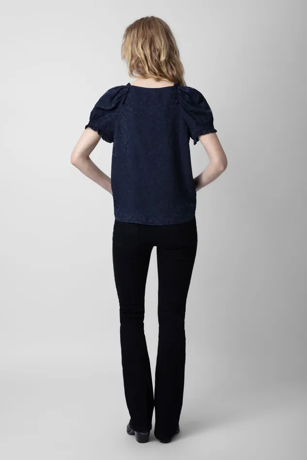 Zadig and Voltaire Shirts and Tops TASTY JAC LEO NAVY 8211 Women