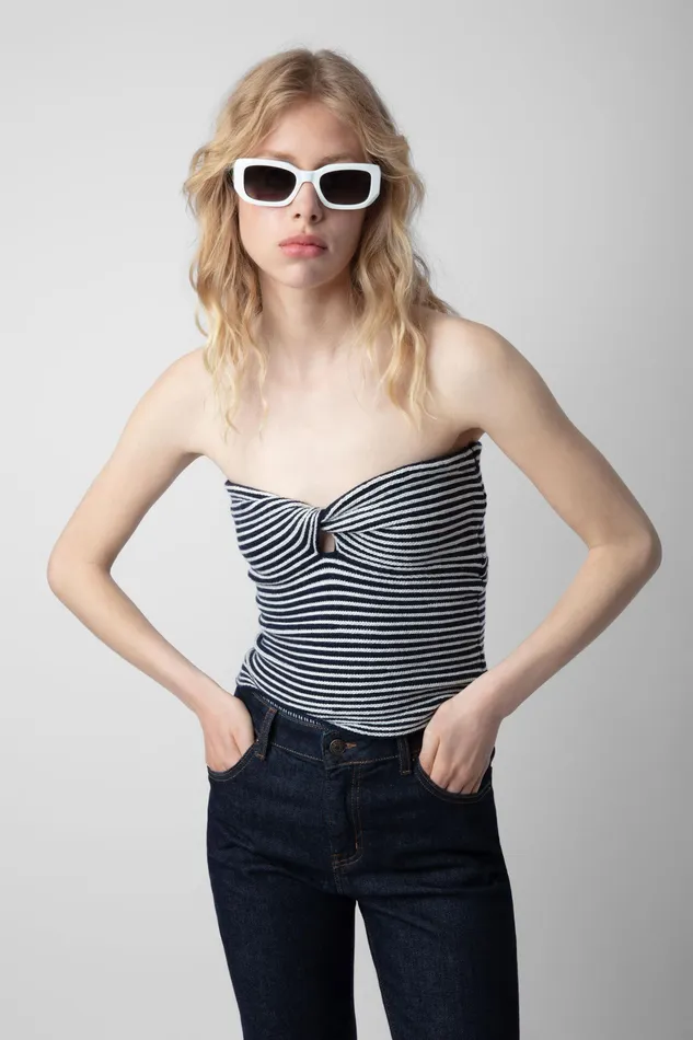 Zadig and Voltaire Shirts and Tops TWISTA WE NAVY 8211 Women Zadig and Voltaire Shirts and Tops TWISTA WE NAVY 8211 Women