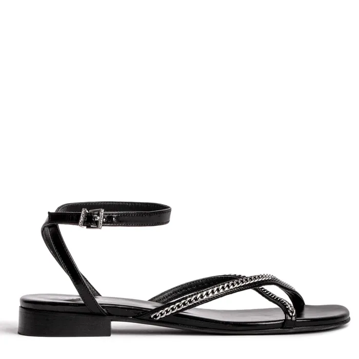 Zadig and Voltaire ShoesBoots ROCKZY CHAIN SANDALS BLACK 8211 WomenMen Zadig and Voltaire ShoesBoots ROCKZY CHAIN SANDALS BLACK 8211 WomenMen