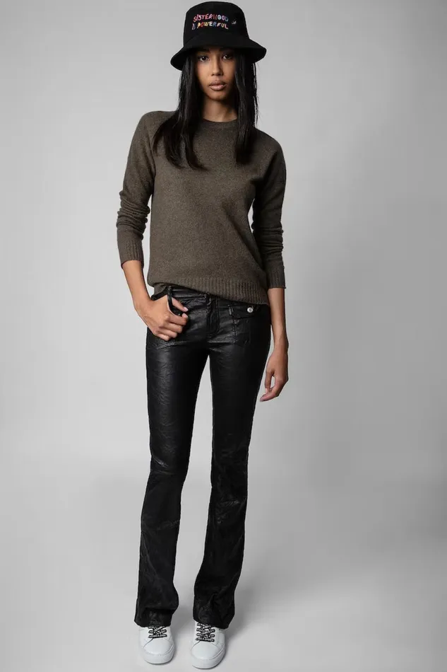 Zadig and Voltaire Sweaters and Knitwear CICI PATCH BRONZE BRONZE 8211 Women